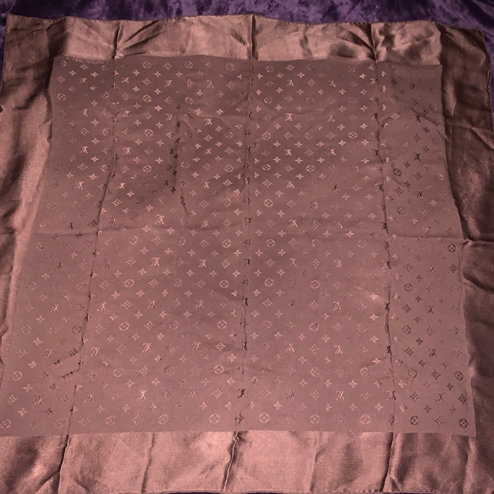 Louis Vuitton Brown Scarf